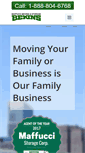 Mobile Screenshot of maffuccimoving.com